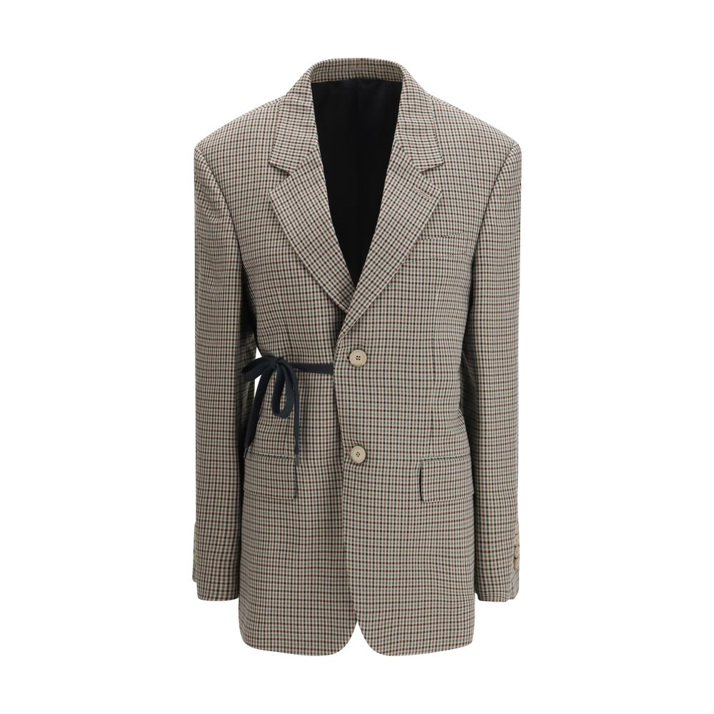Balenciaga Multicolor Lyocell Coat-1