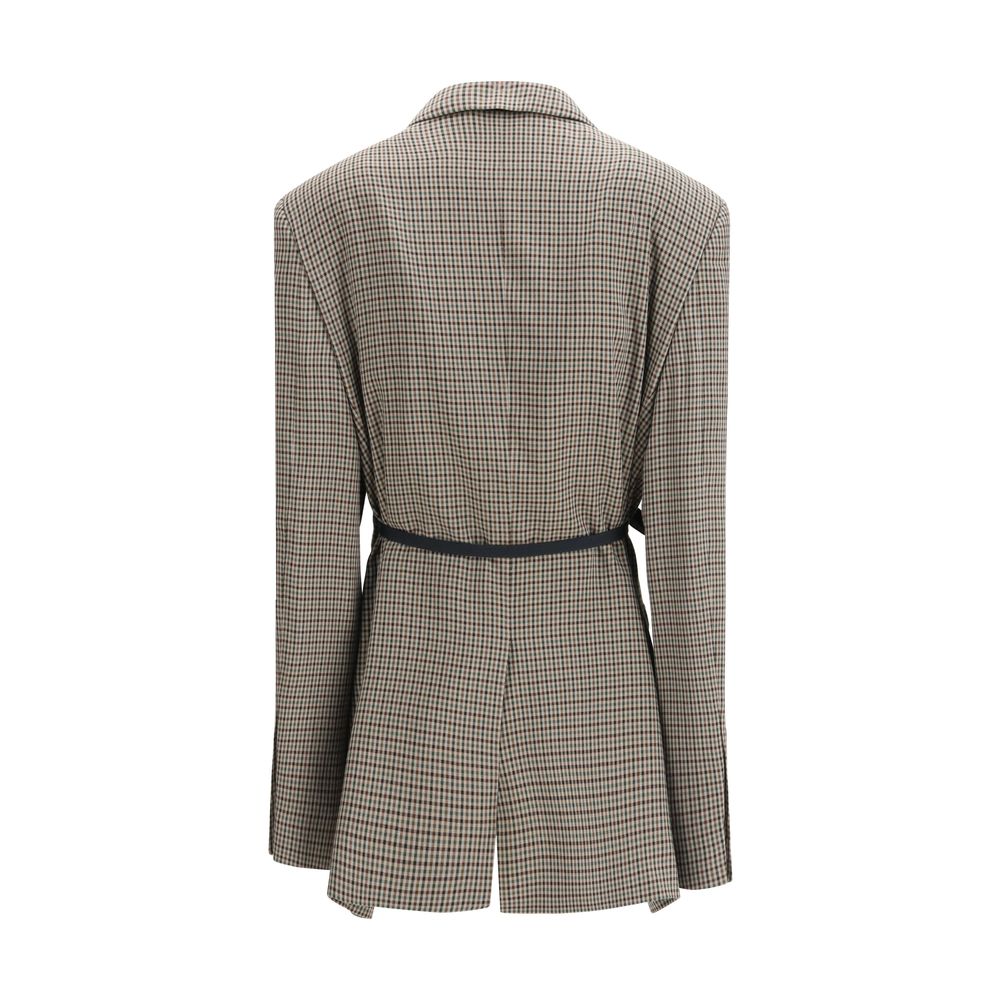 Balenciaga Multicolor Lyocell Coat-2