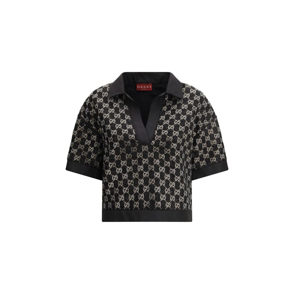 Gucci Black Viscose Shirt-1