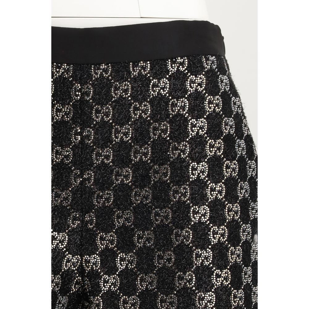 Gucci Schwarze Bermuda-Shorts aus Viskose-3