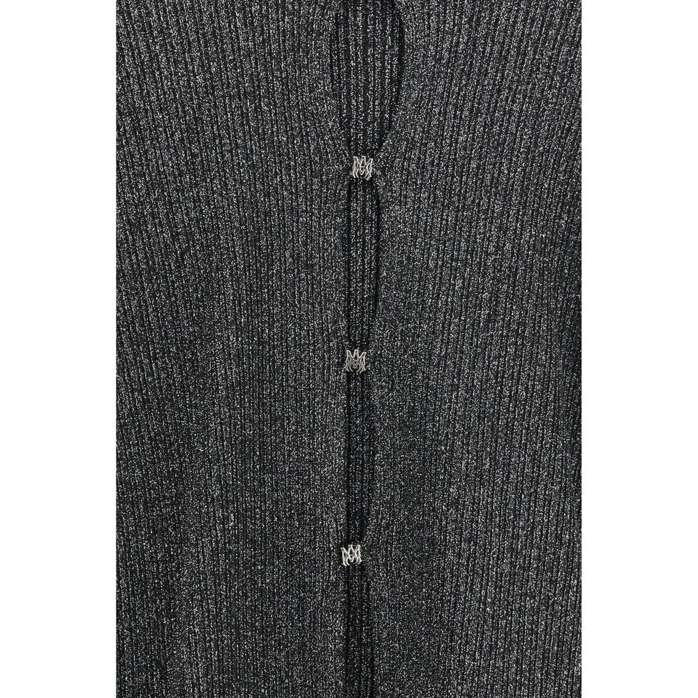 Amiri Black Viscose Cardigan-3