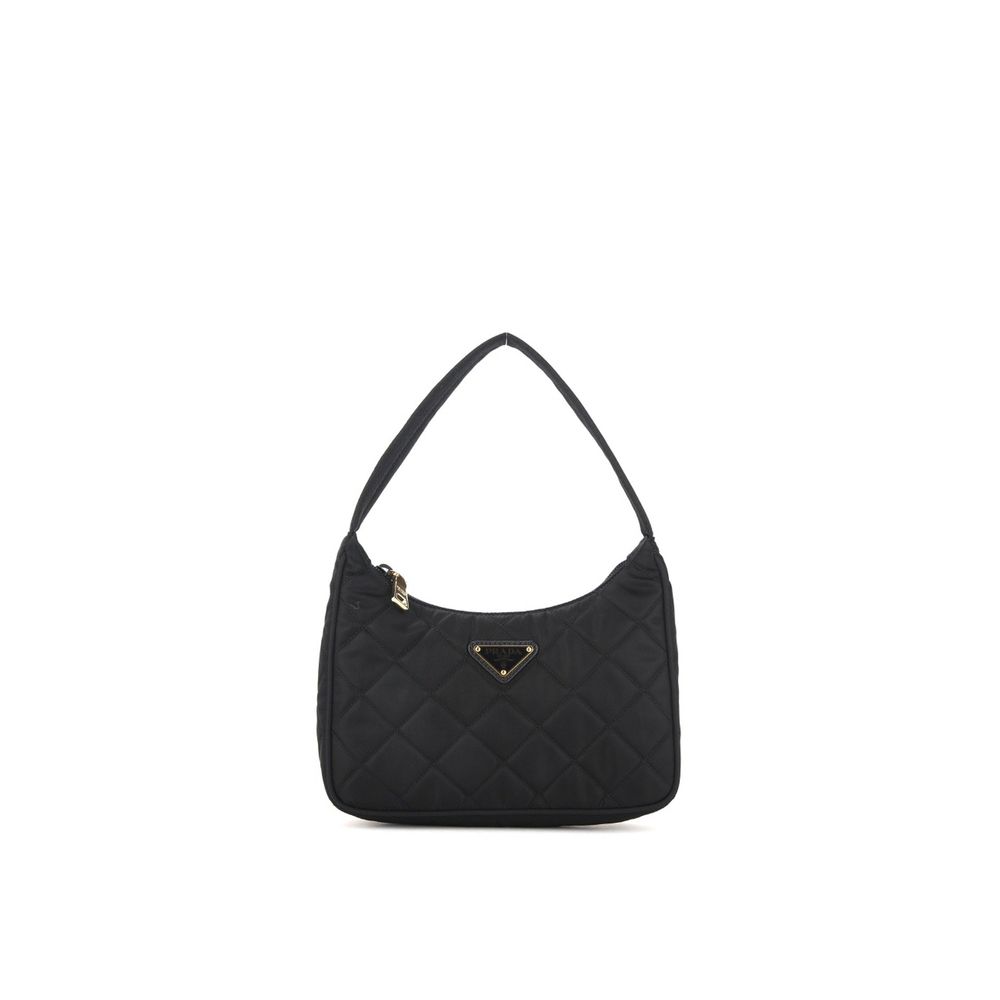 Prada Black Nylon Shoulder Bag-1