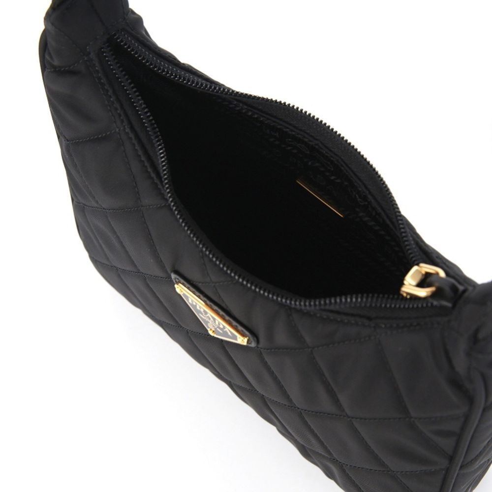 Prada Black Nylon Shoulder Bag-4