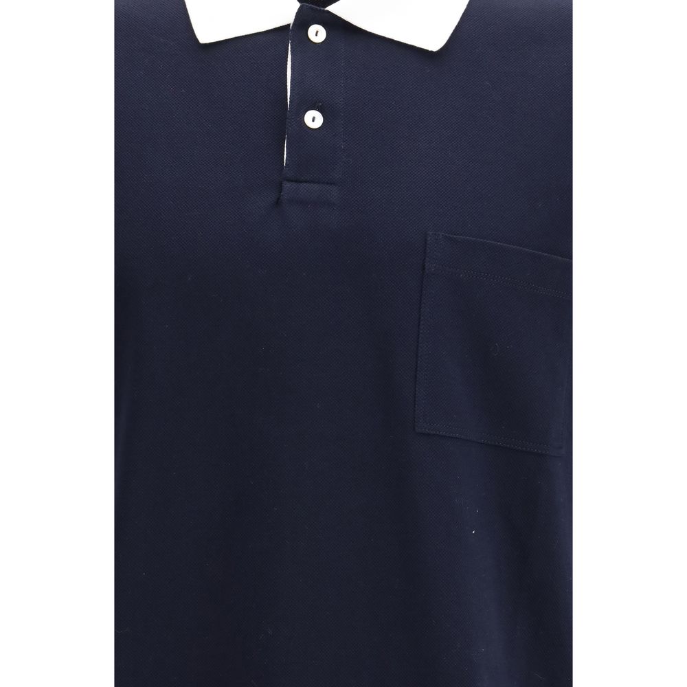 Gucci Blaues Baumwoll-Poloshirt-3