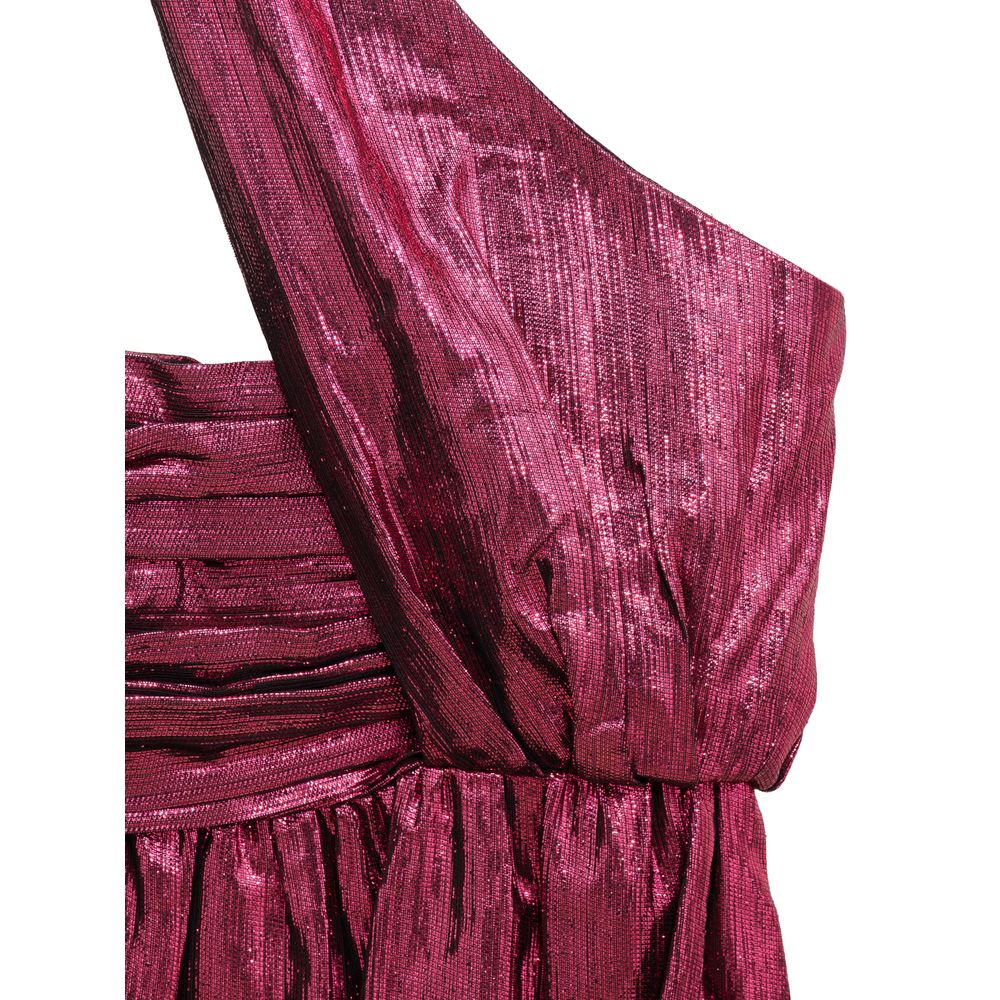 Saint Laurent Short Fuchsia Viscose Dress-6