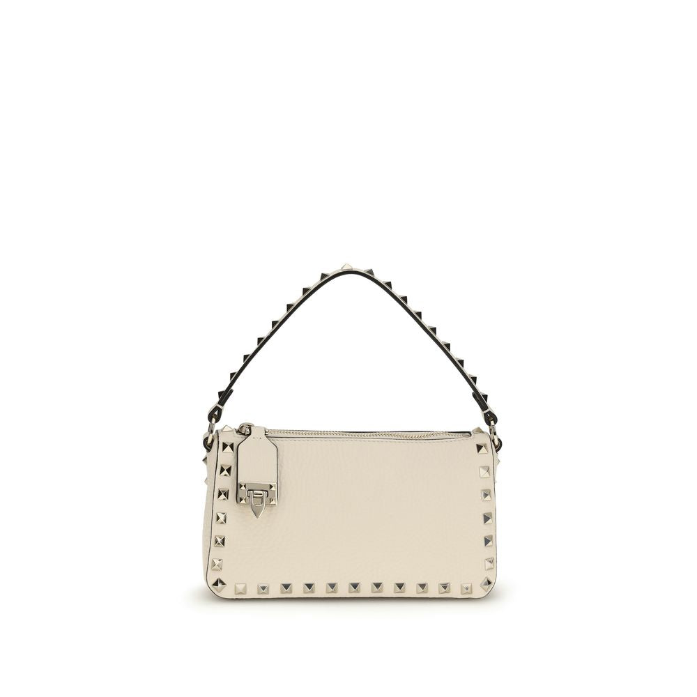 Valentino Garavani shoulder bag in beige calfskin leather, Bos Taurus-1