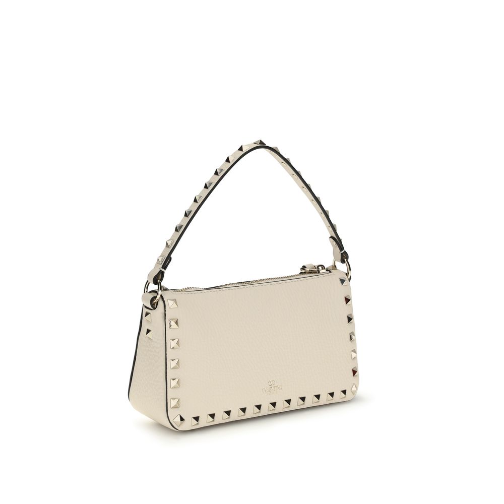 Valentino Garavani shoulder bag in beige calfskin leather, Bos Taurus-3