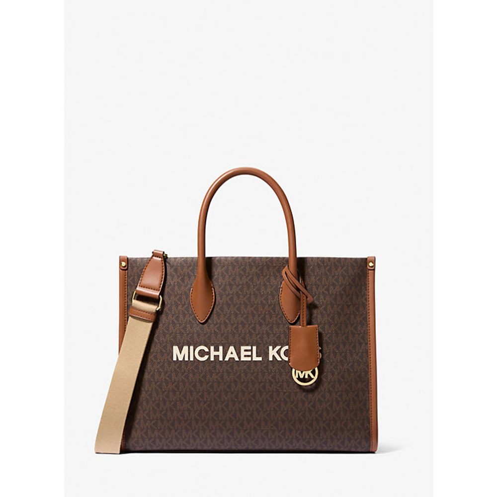 Michael Kors Brown Leather Shoulder Bag-1
