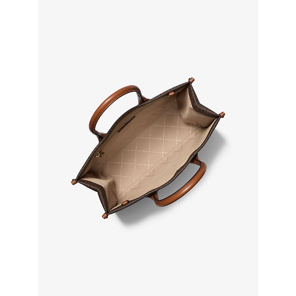 Michael Kors Brown Leather Shoulder Bag-3