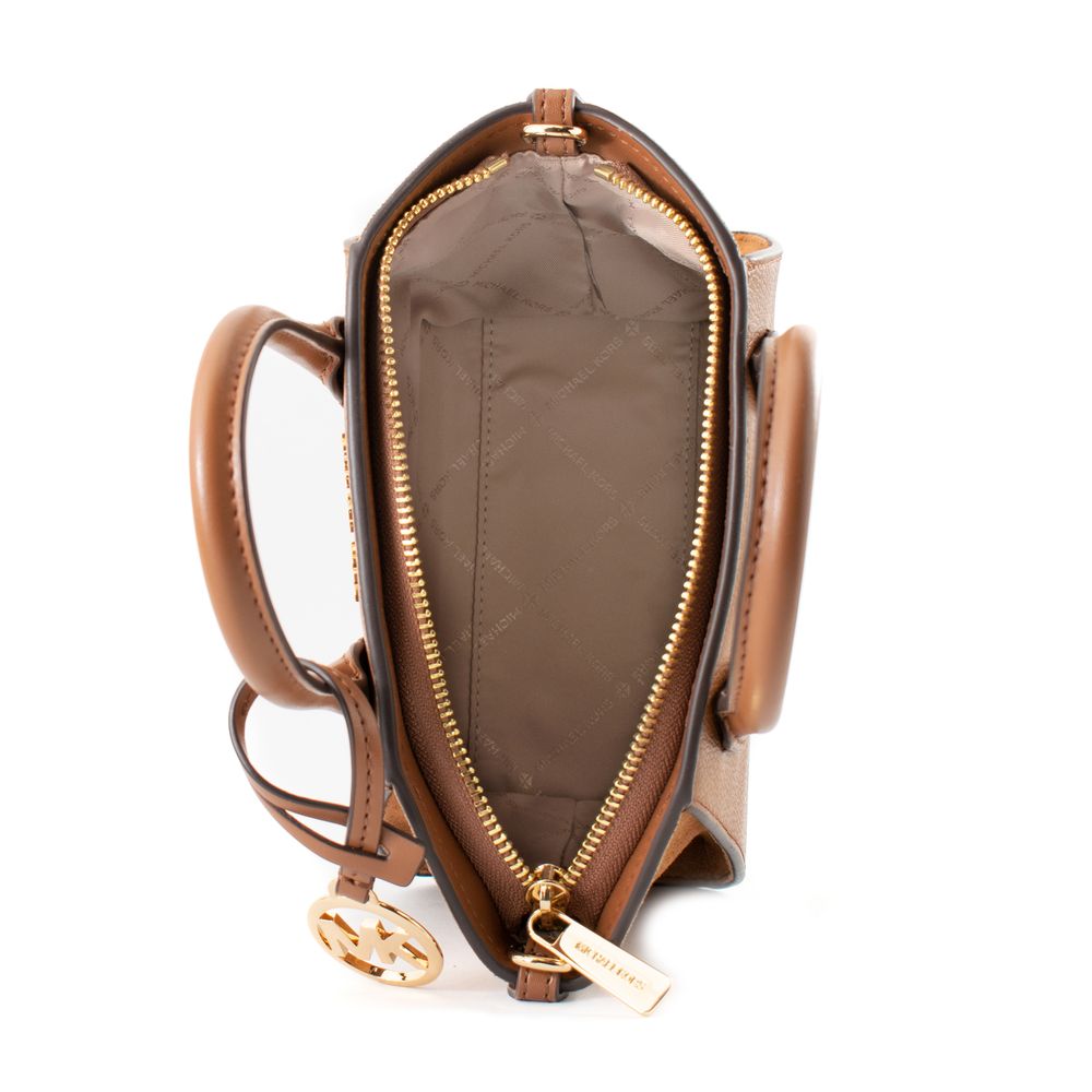 Michael Kors Braune Ledertasche-3