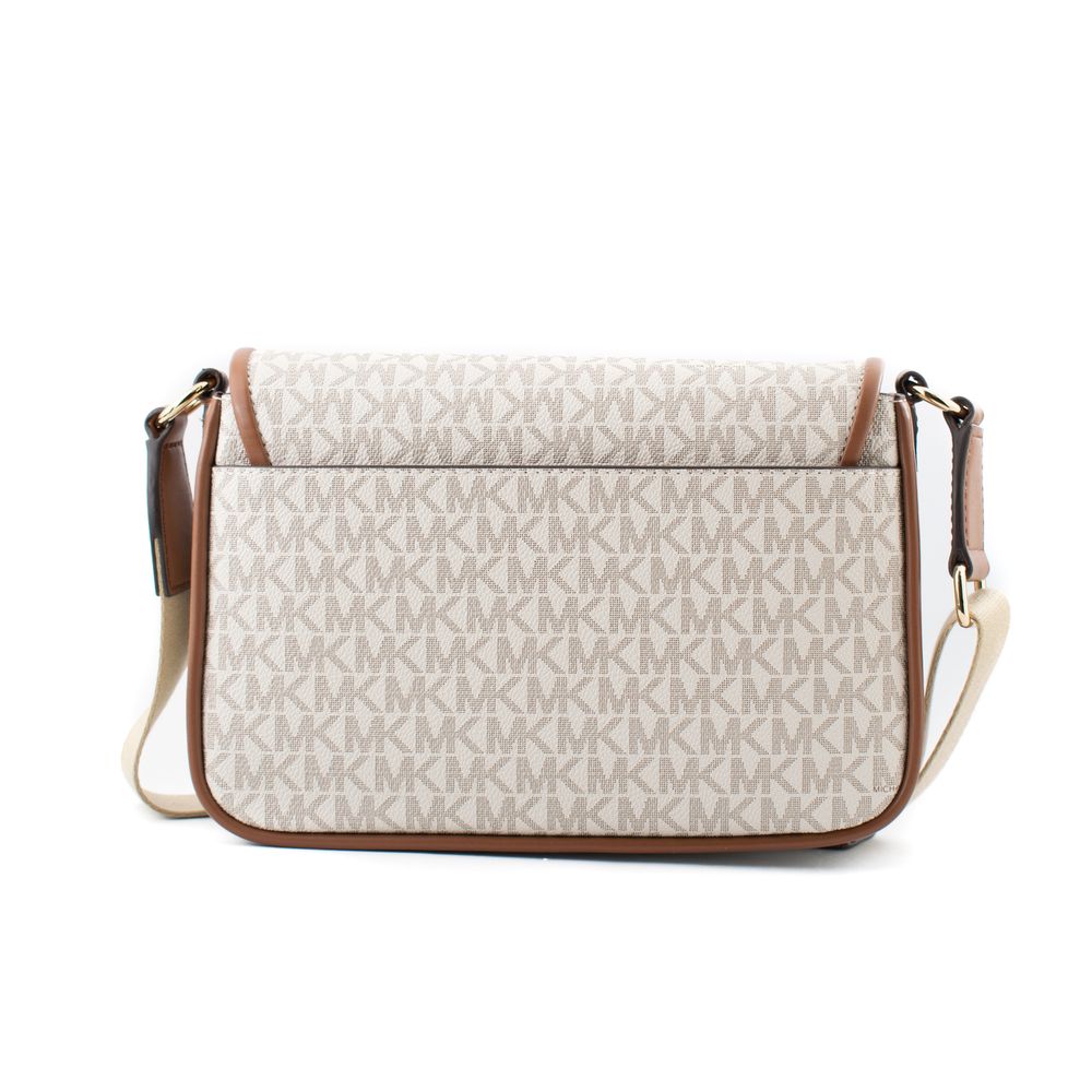 Michael Kors Beige Canvas Umhängetasche-2