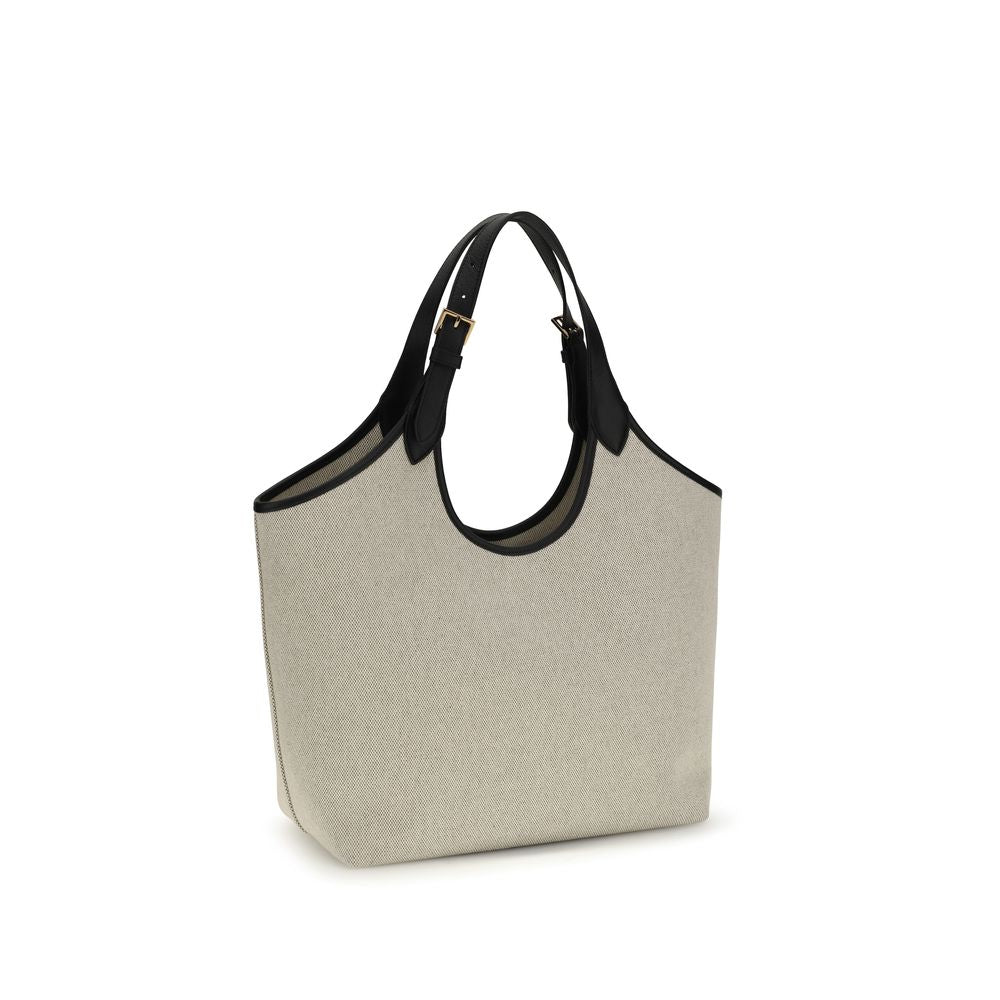 Versace Beige Cotton Shoulder Bag-3