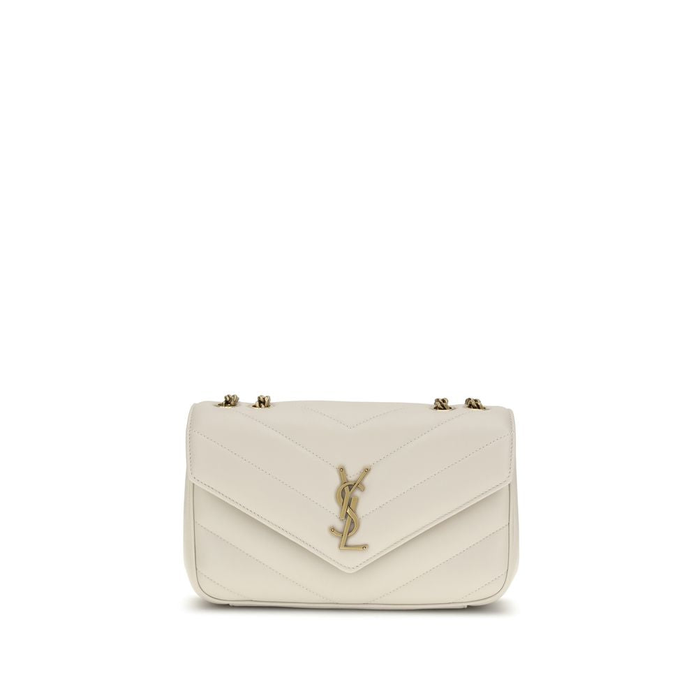 Saint Laurent Beige Lamb Ovis Aries Aries Shoulder Bag-1