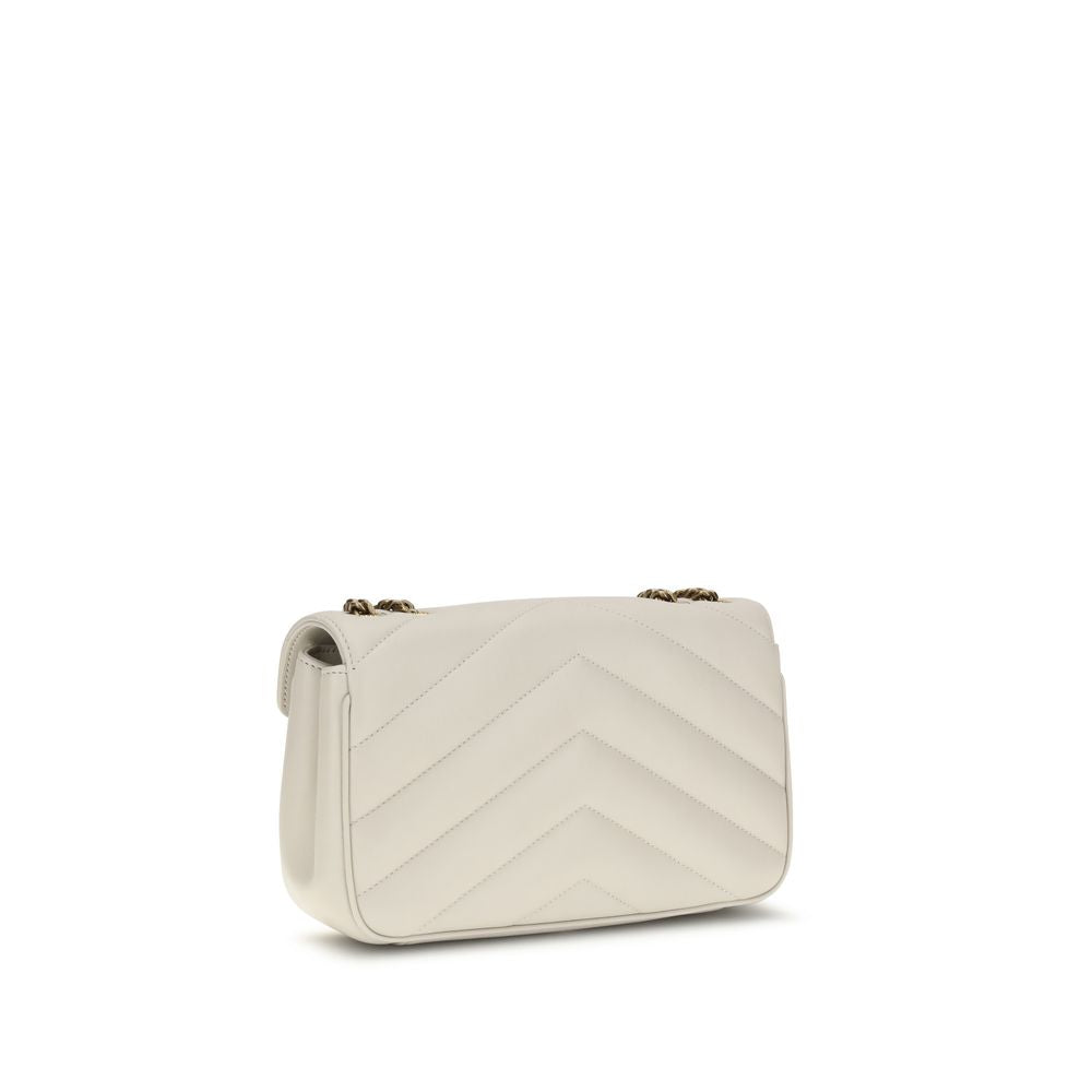 Saint Laurent Beige Lamb Ovis Aries Aries Shoulder Bag-3