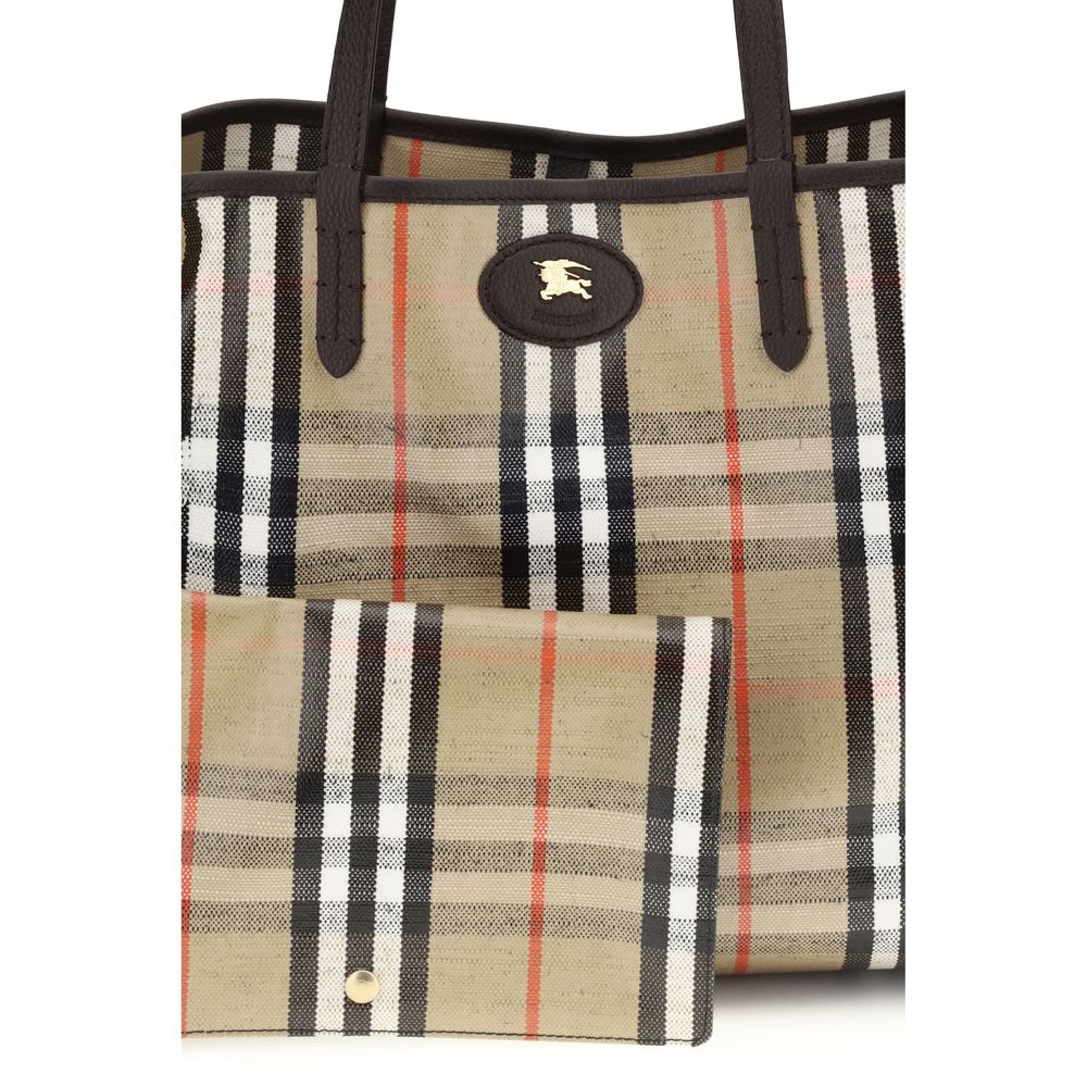 Burberry Multicolor Viscose Handbag-4