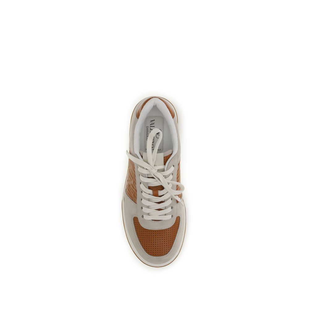 Valentino Garavani Multicolor Bos Taurus Calfskin Sneakers-4