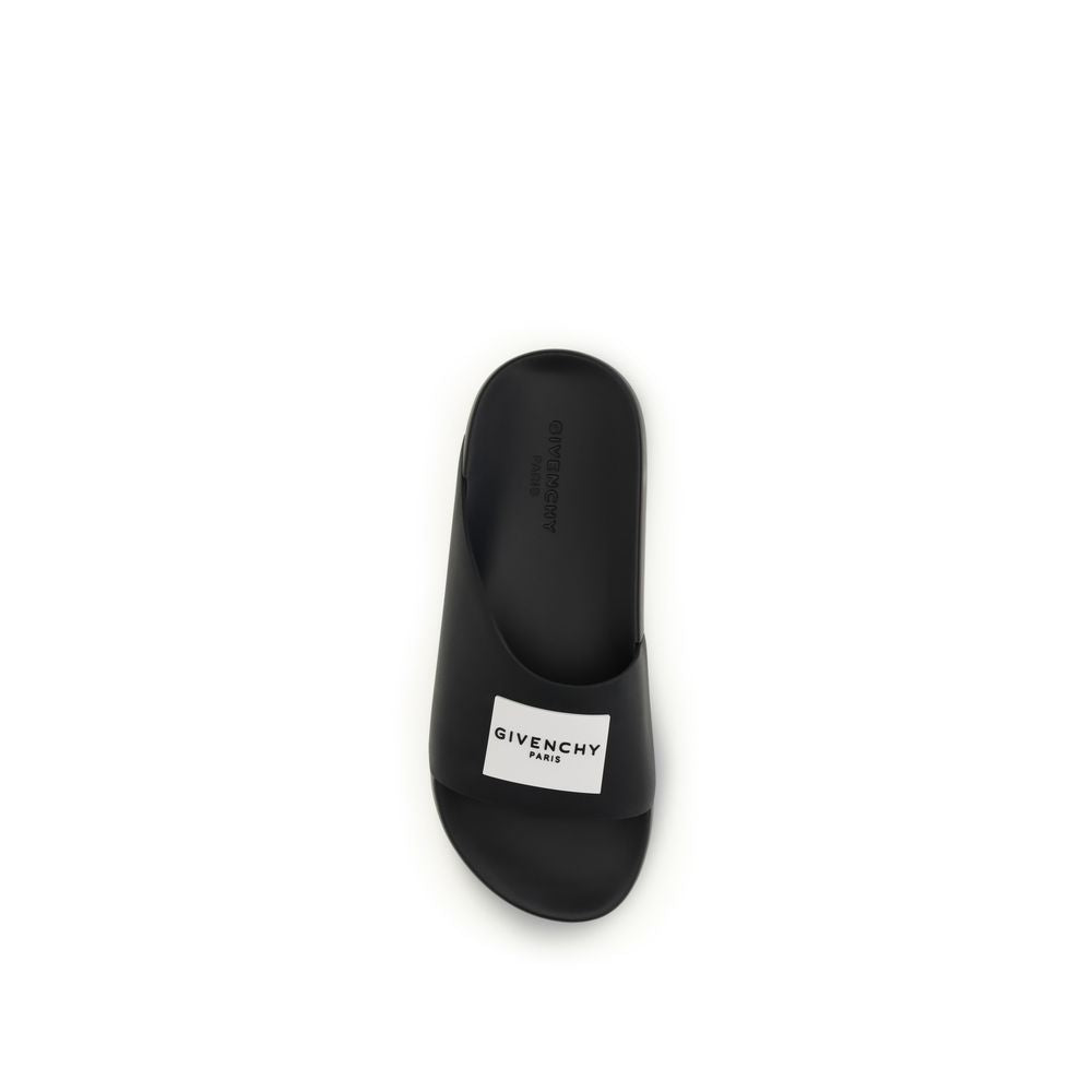 Givenchy Black Rubber Sandals-4