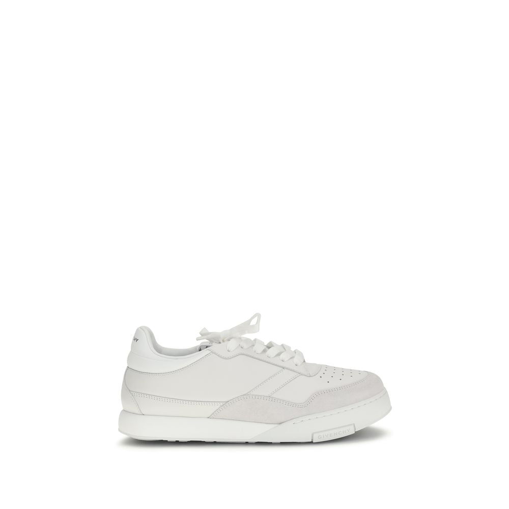 Givenchy Weiße Low-Top-Sneaker aus Kalbsleder Bos Taurus-1