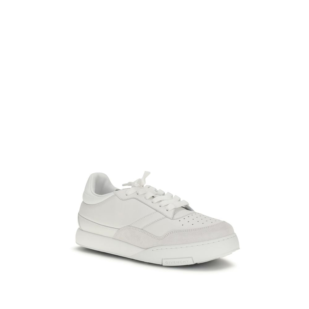 Givenchy Weiße Low-Top-Sneaker aus Kalbsleder Bos Taurus-2