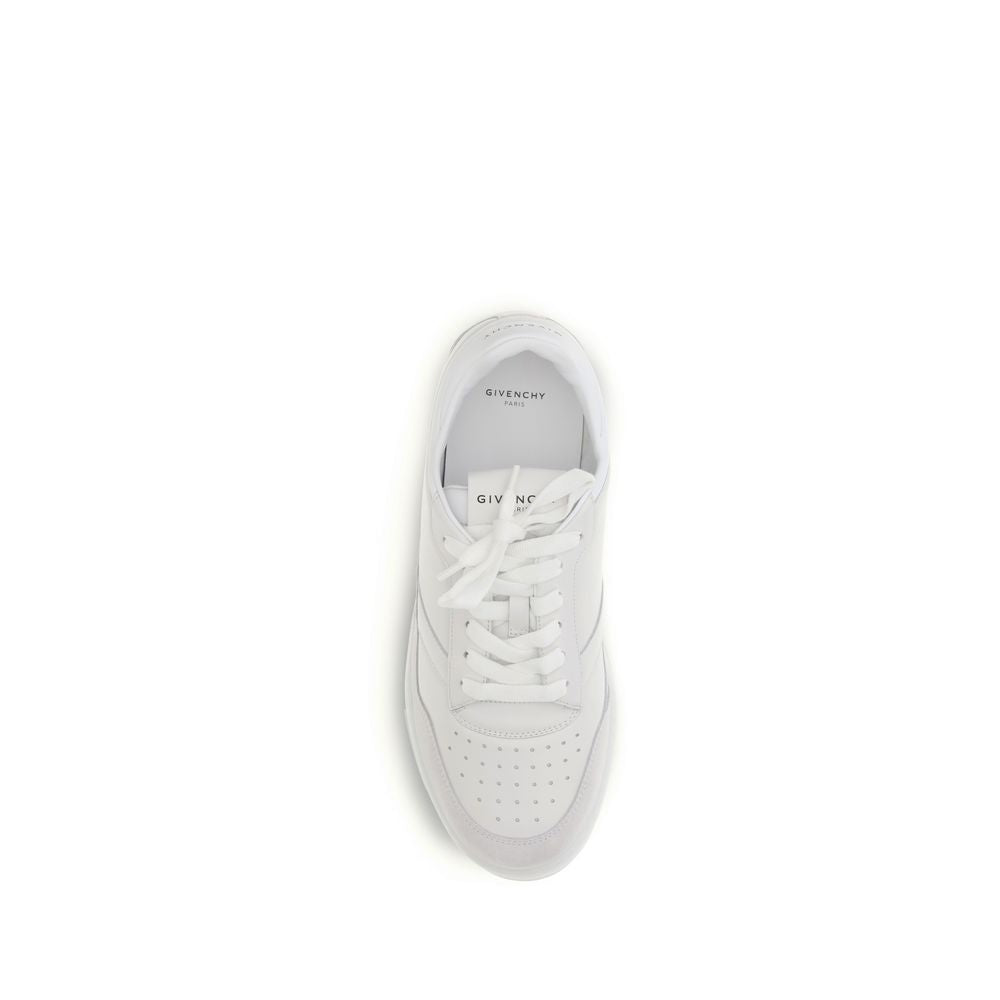 Givenchy Weiße Low-Top-Sneaker aus Kalbsleder Bos Taurus-4