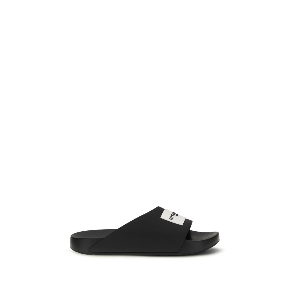 Givenchy Schwarze Gummipantoffeln-1