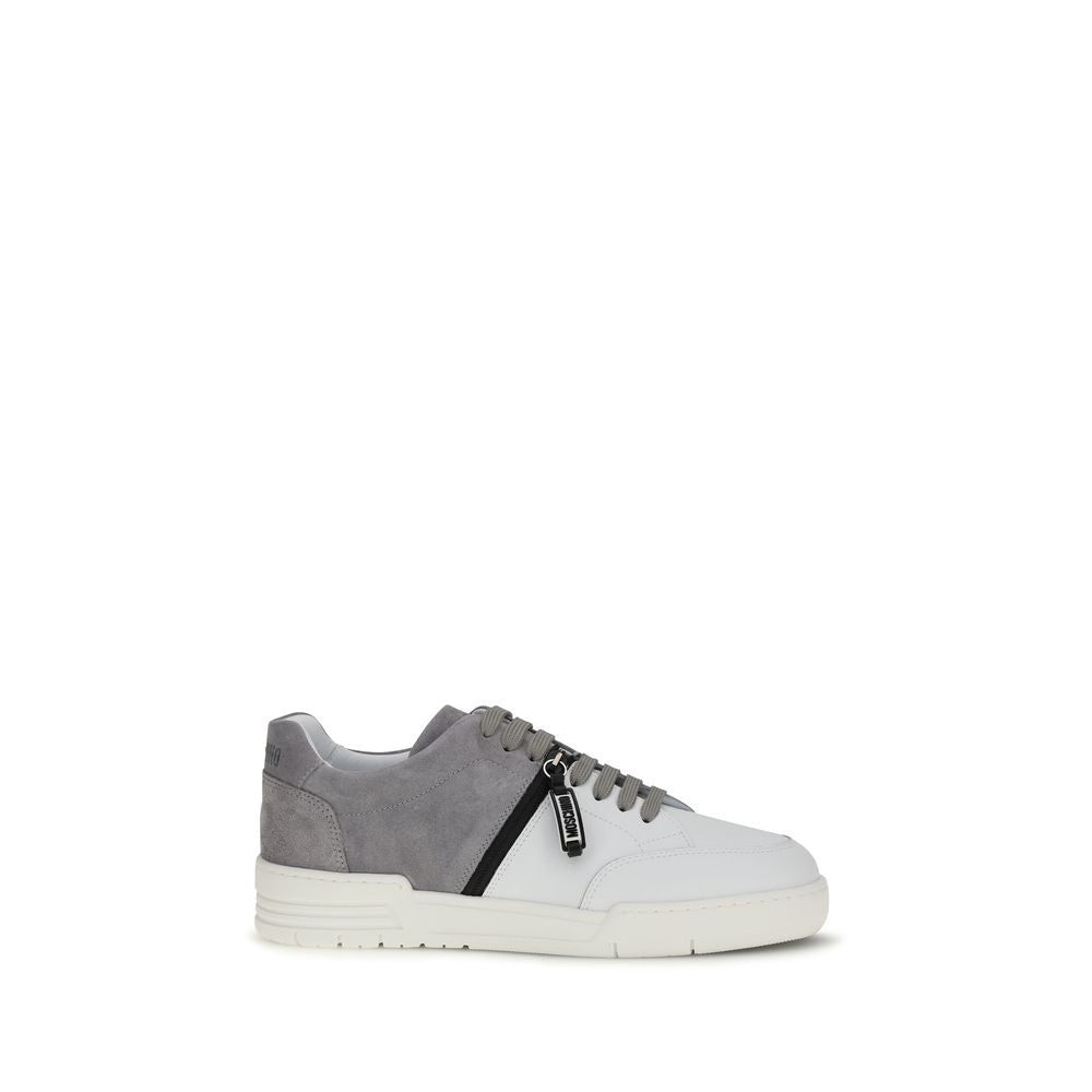 Moschino Multicolor Calf Leather Bos Taurus Low Top Sneakers-1