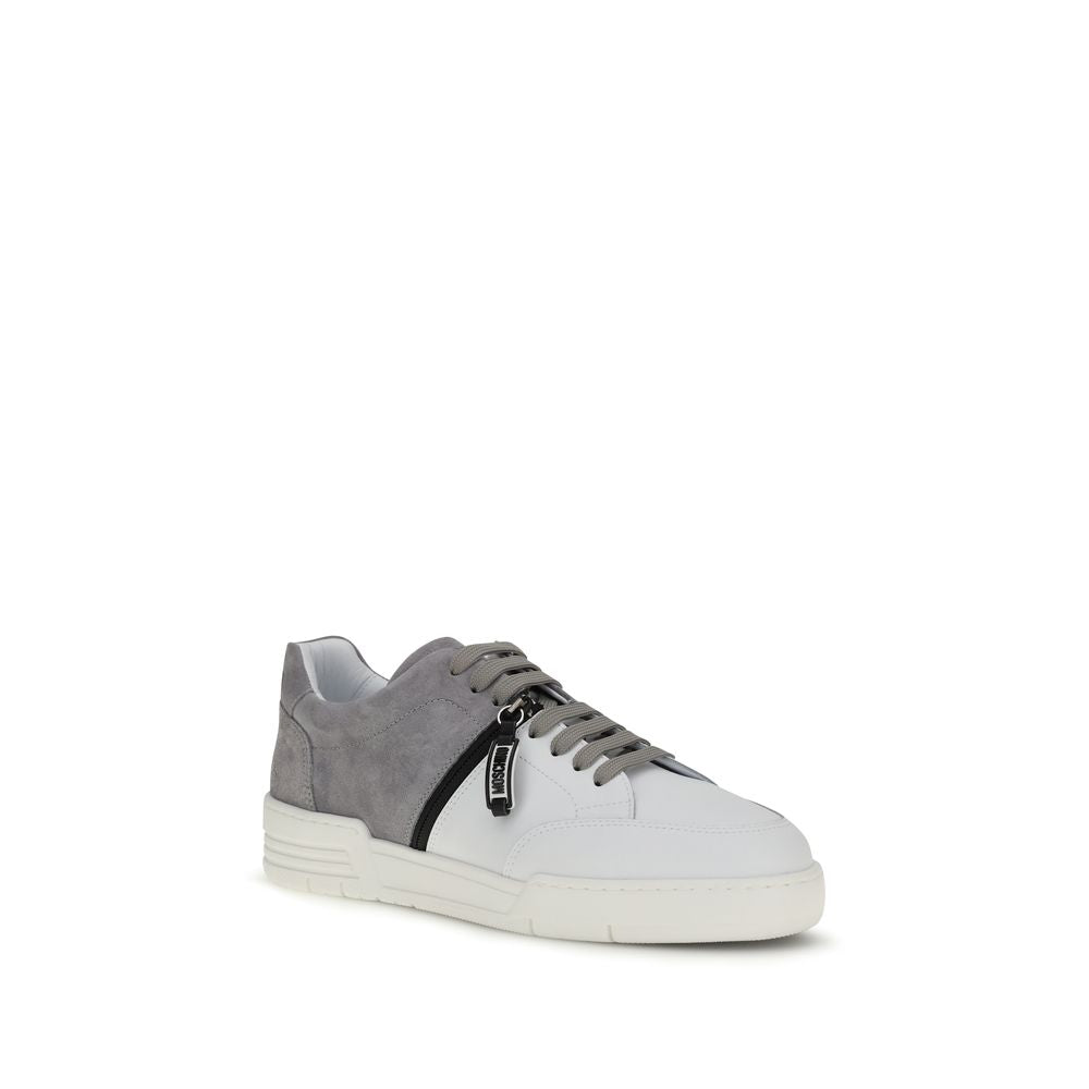 Moschino Multicolor Calf Leather Bos Taurus Low Top Sneakers-2
