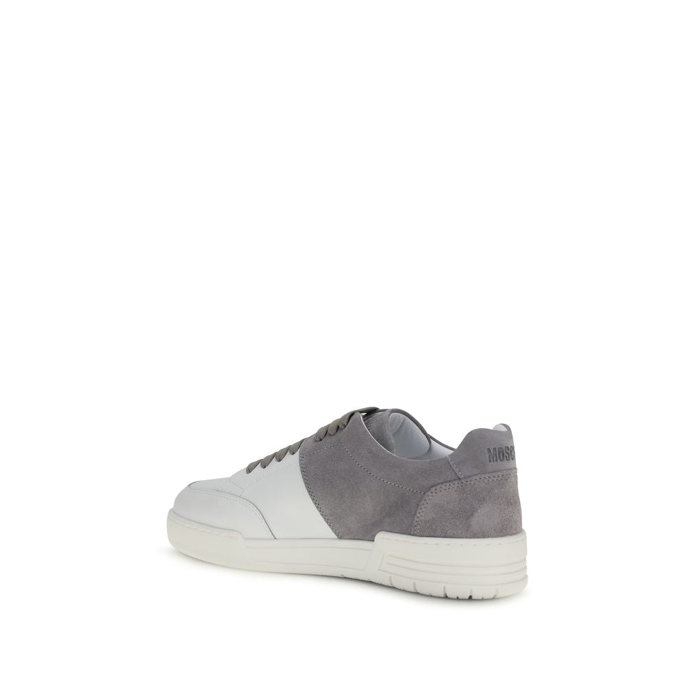Moschino Multicolor Calf Leather Bos Taurus Low Top Sneakers-3