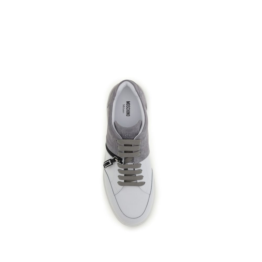 Moschino Multicolor Calf Leather Bos Taurus Low Top Sneakers-4