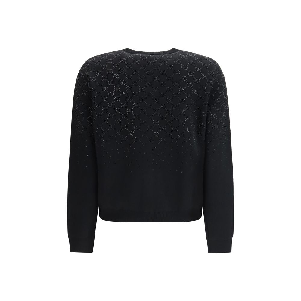 Gucci Schwarzer Wollcardigan-2