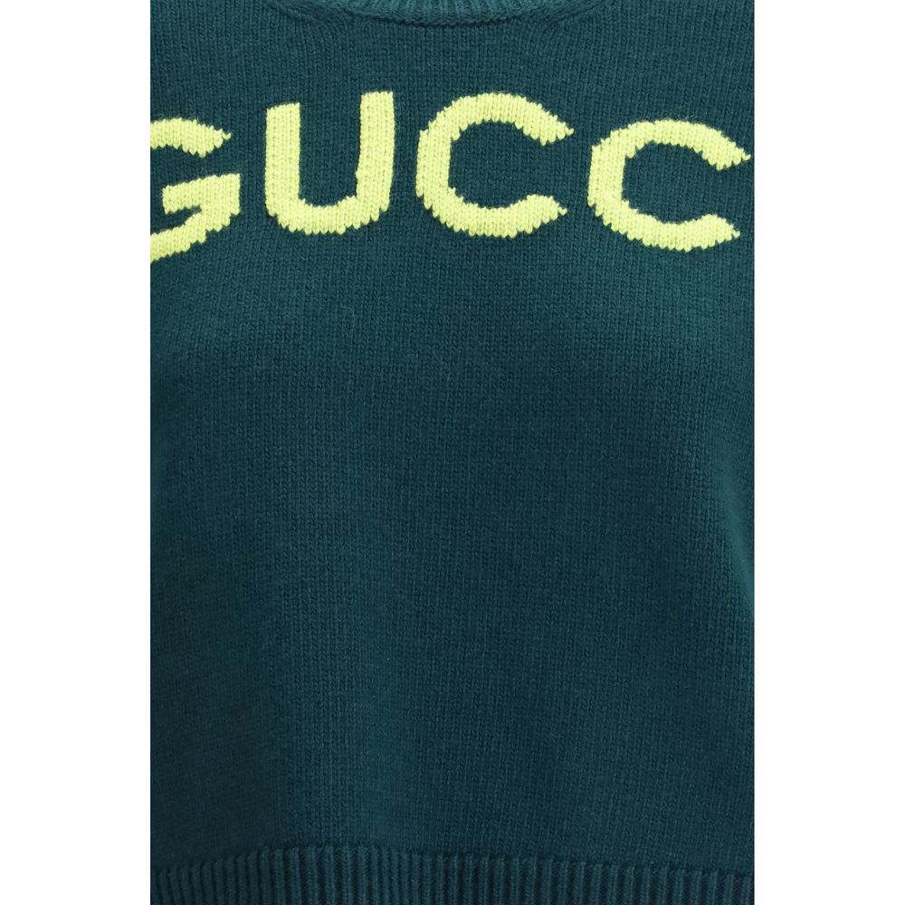 Gucci Zweifarbiger Wollpullover-3