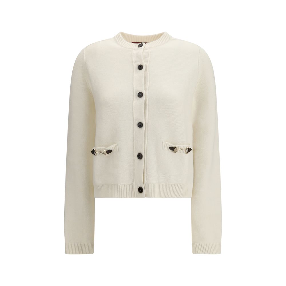 Gucci Beige Wollstrickjacke-1