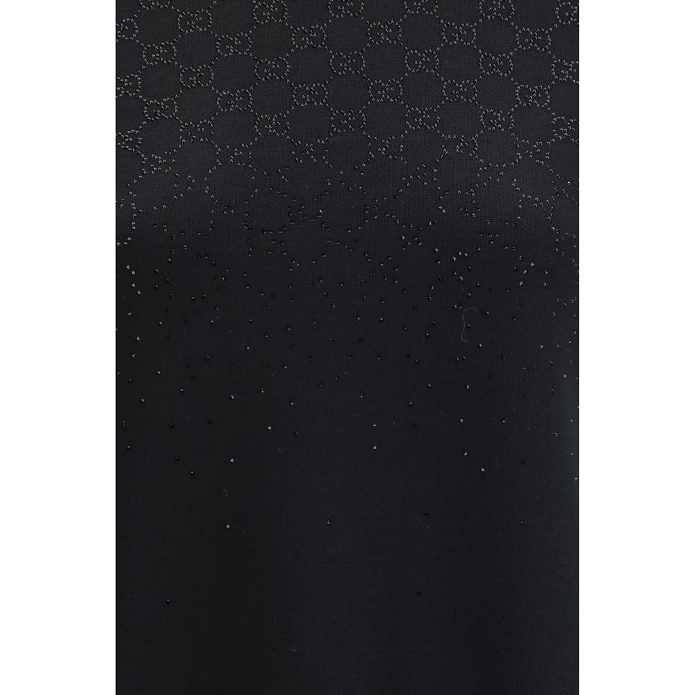 Gucci Schwarzes Wollkleid für den Alltag-3
