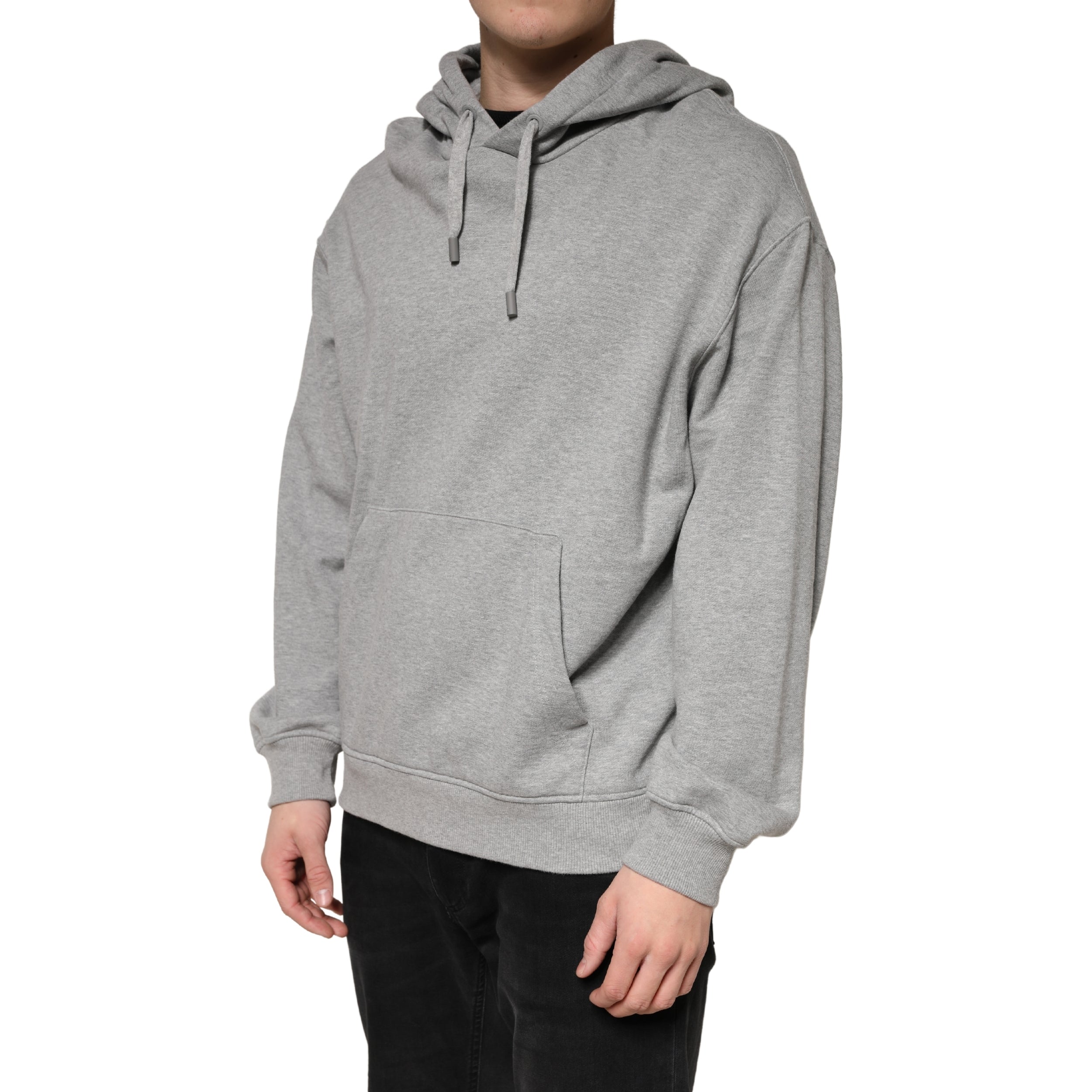 Dolce & Gabbana Grey Cotton Hoodie-3