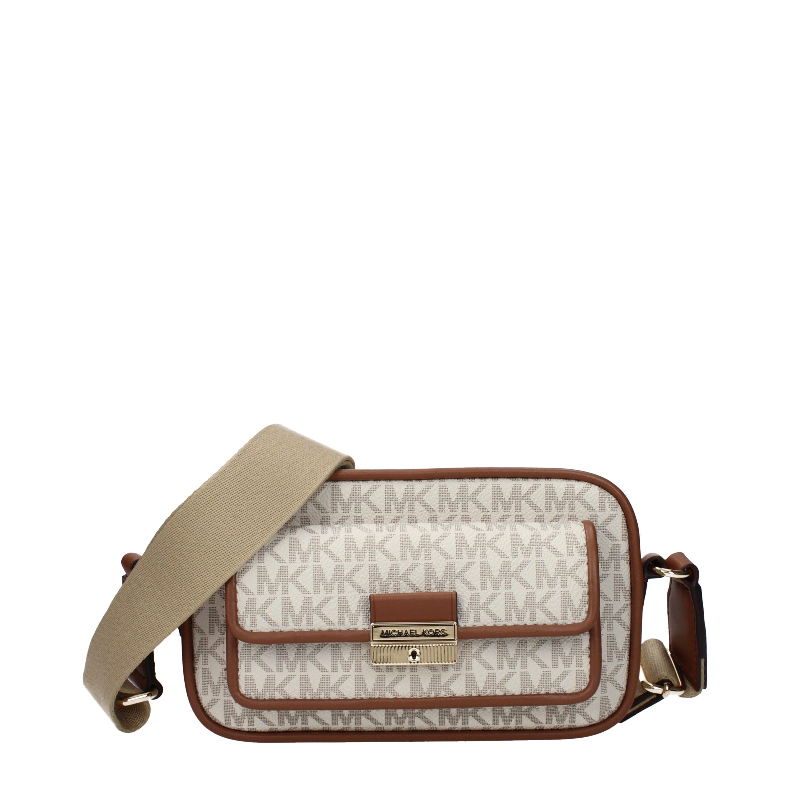 Michael Kors Beige Stoff-Umhängetasche-1