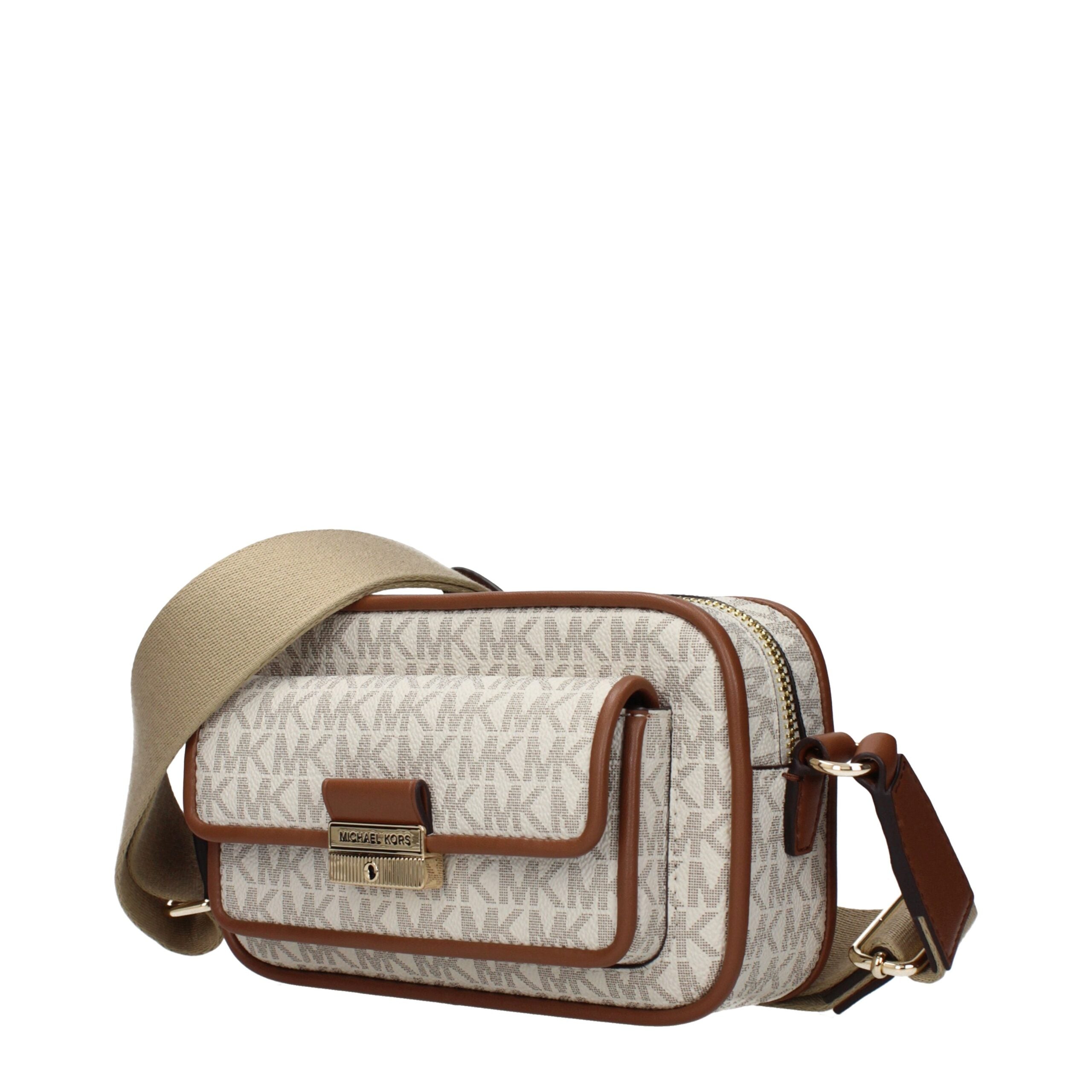 Michael Kors Beige Stoff-Umhängetasche-2