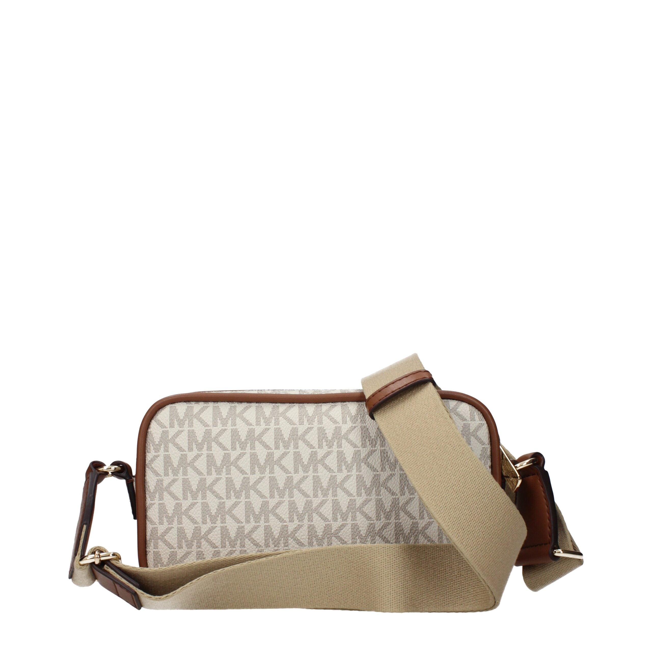 Michael Kors Beige Stoff-Umhängetasche-3