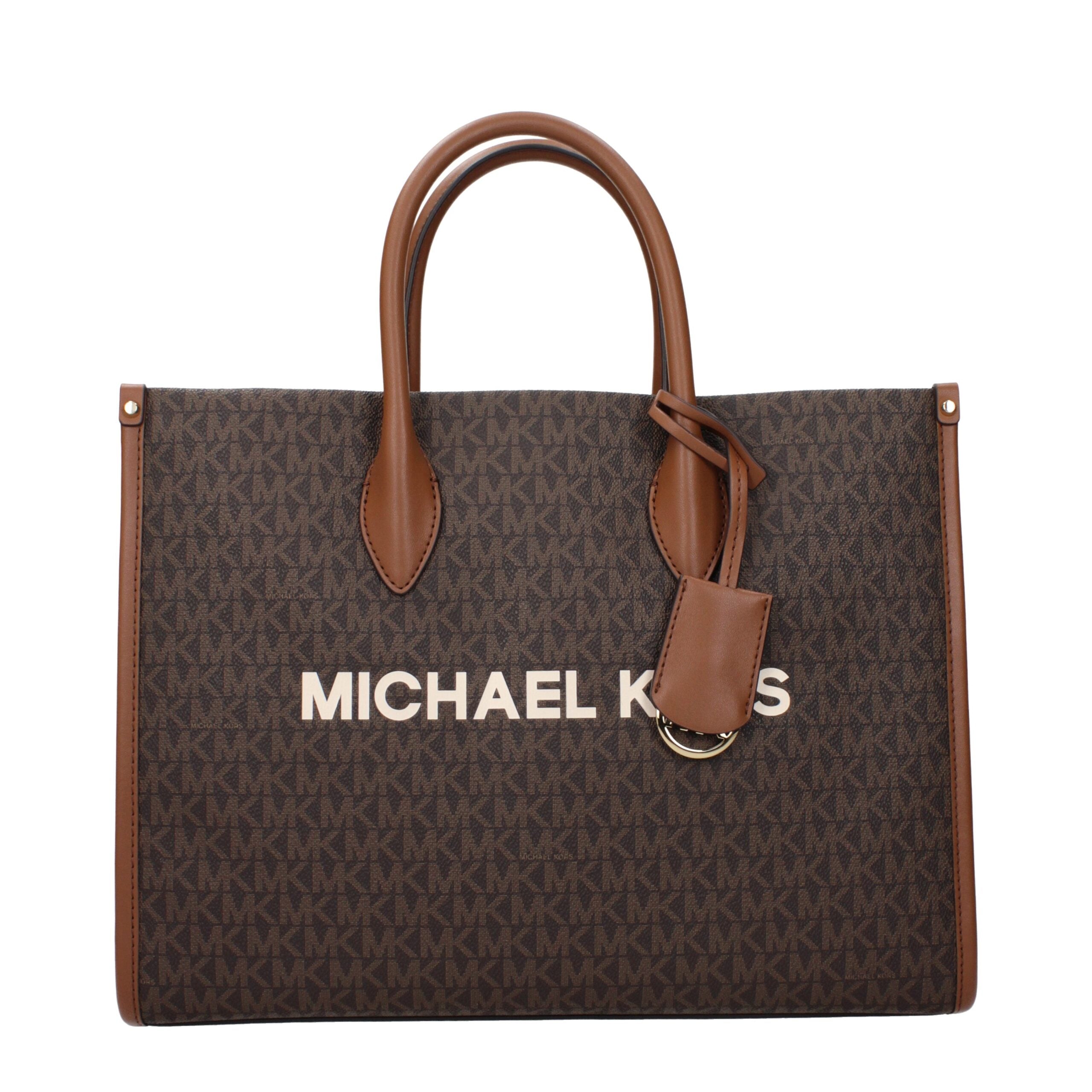 Michael Kors Braune Stoffhandtasche-1