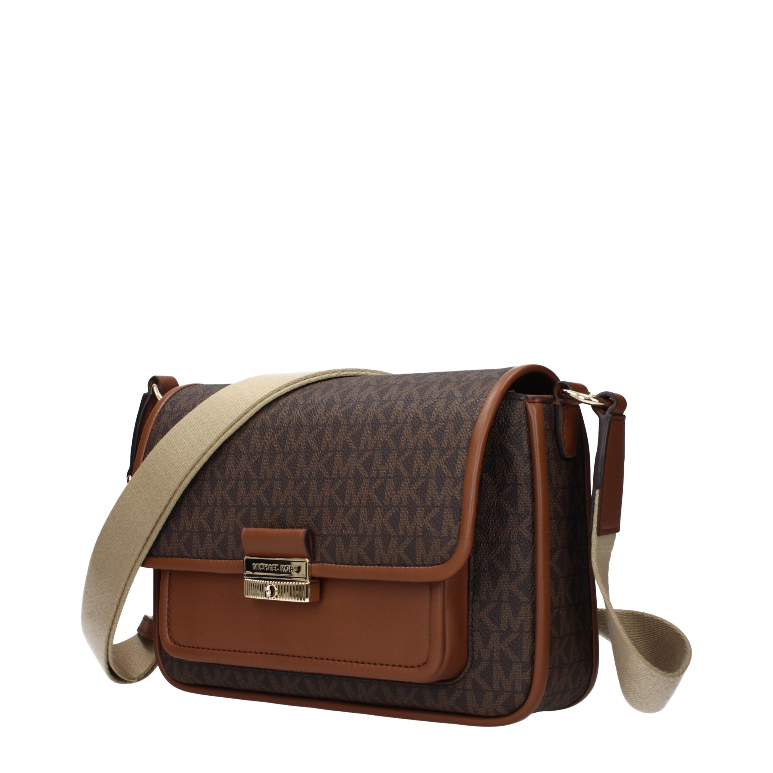 Michael Kors Braune Umhängetasche aus Stoff-2