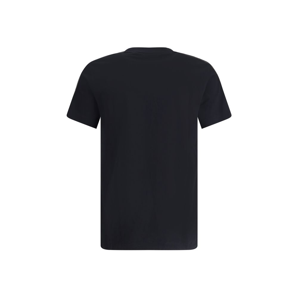 Burberry Schwarzes Baumwoll-T-Shirt-2