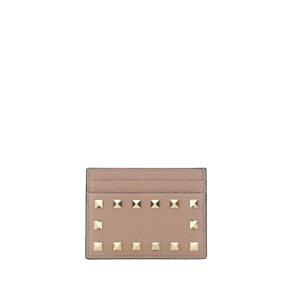 Valentino Garavani Beige Calfskin Bos Taurus Wallet-1