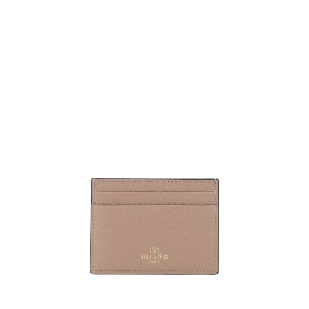 Valentino Garavani Beige Calfskin Bos Taurus Wallet-2