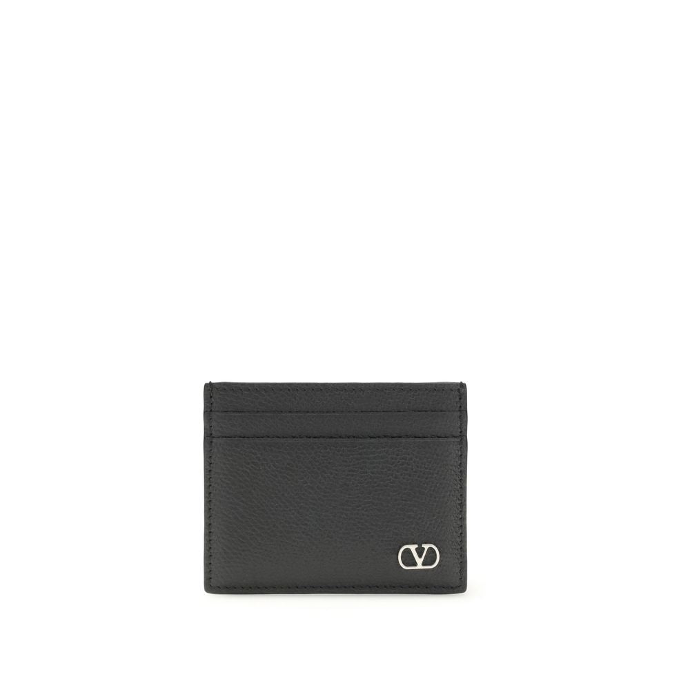 Valentino Garavani Black Calfskin Bos Taurus Wallet-1