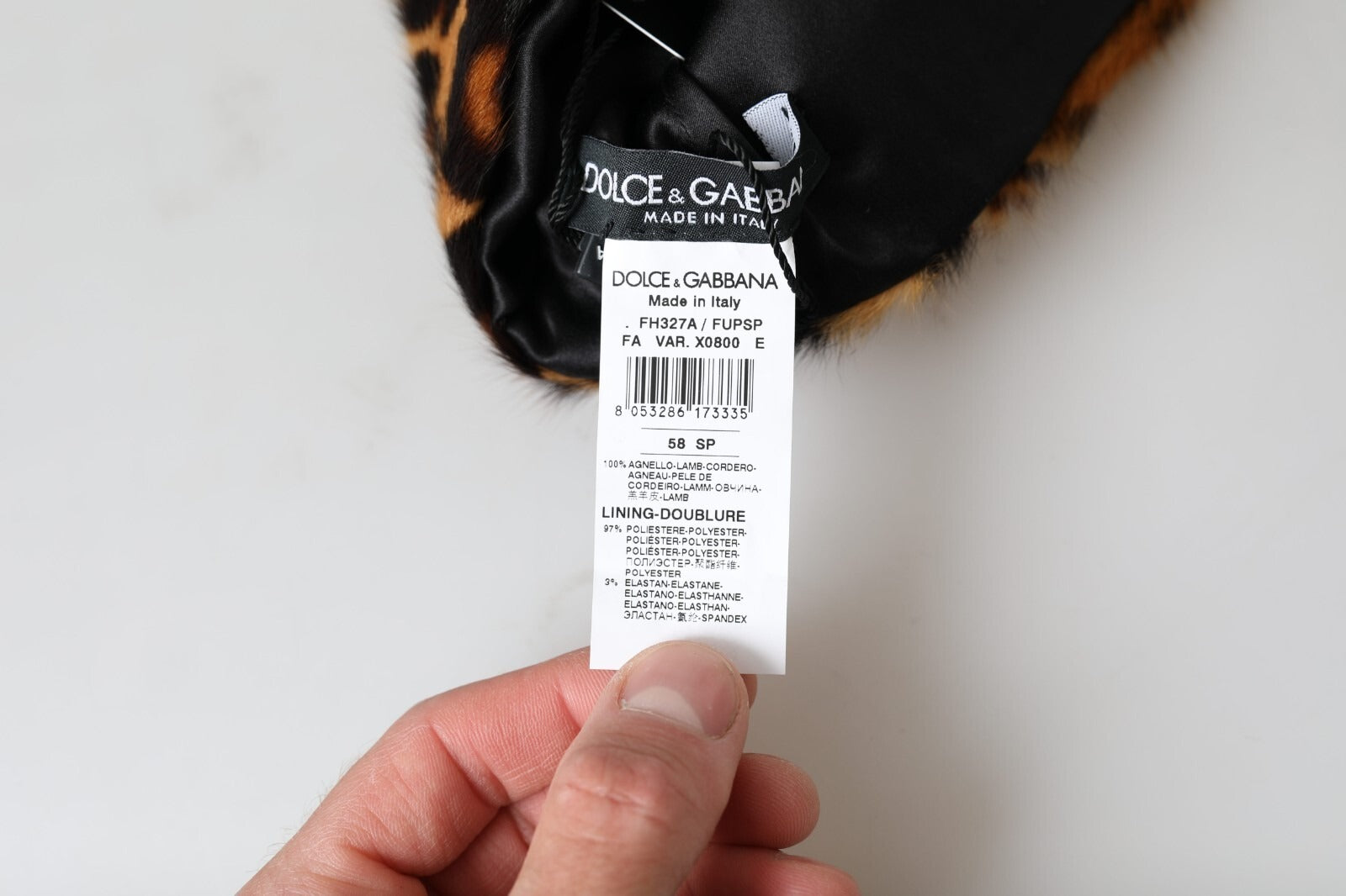 Dolce & Gabbana Women's Brown Leopard Print Bucket Hat-5