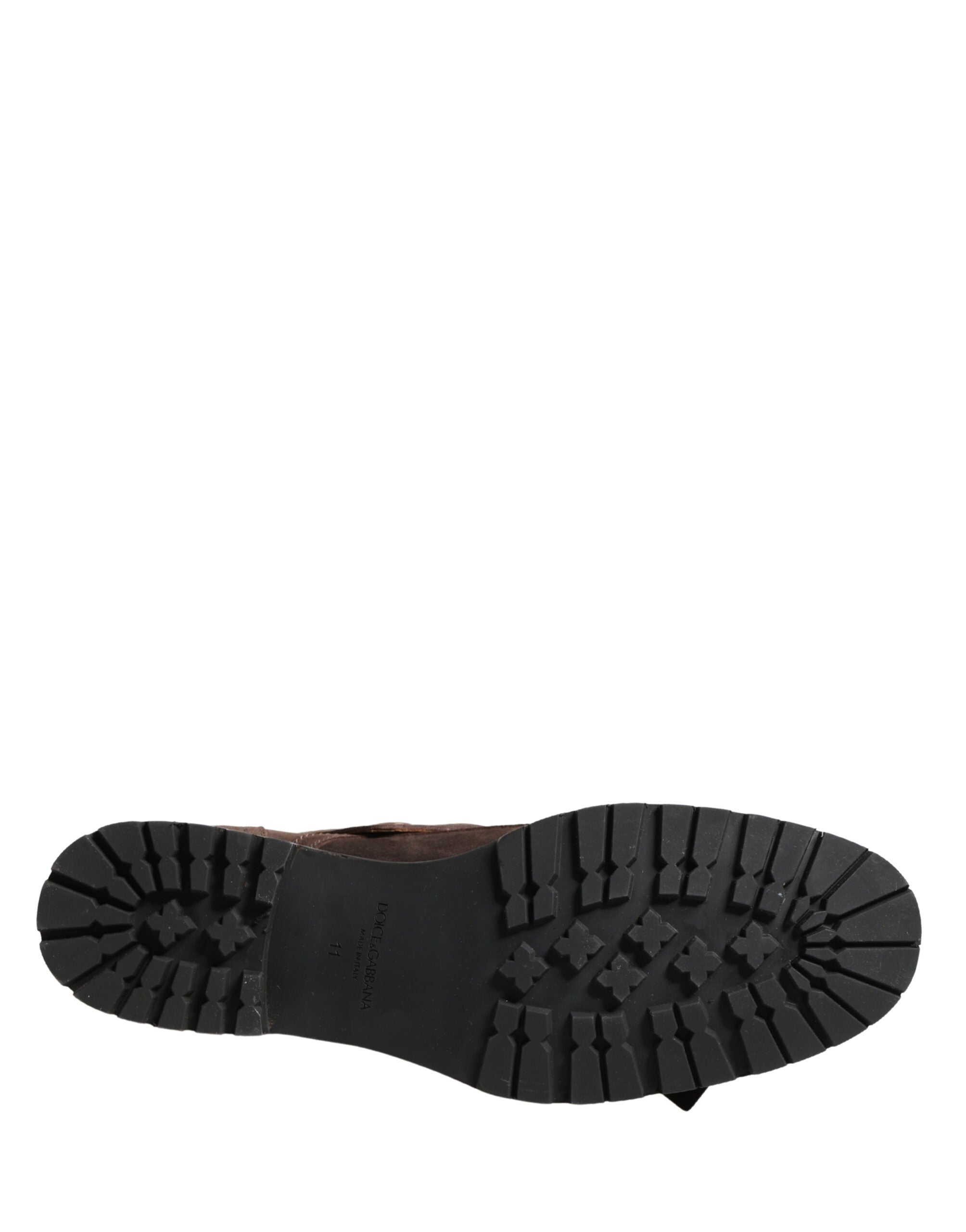 Dolce & Gabbana Braune Wildleder-Schnürstiefeletten-8
