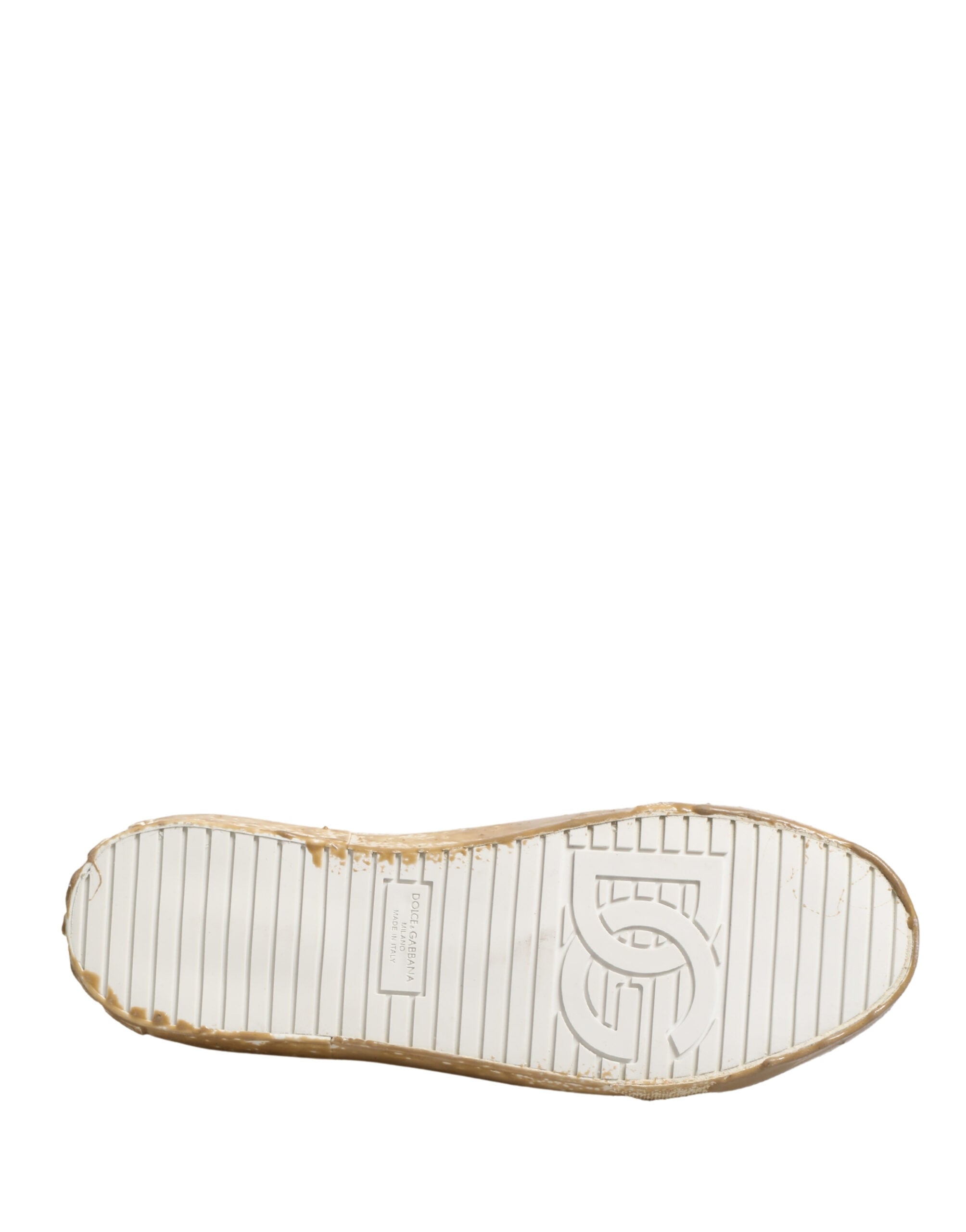 Dolce & Gabbana White Patent Leather Low-Top Sneakers-8