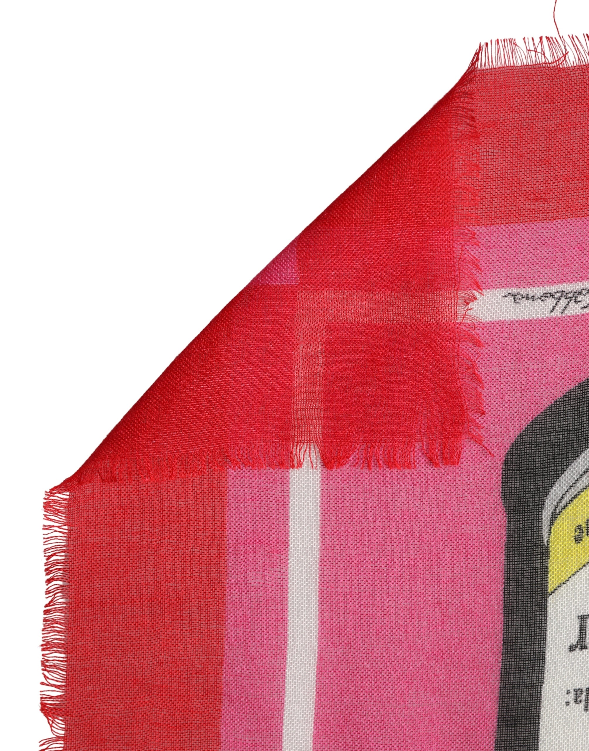 Dolce & Gabbana Pink DG Amore Print Scarf 140cm x 140cm-4