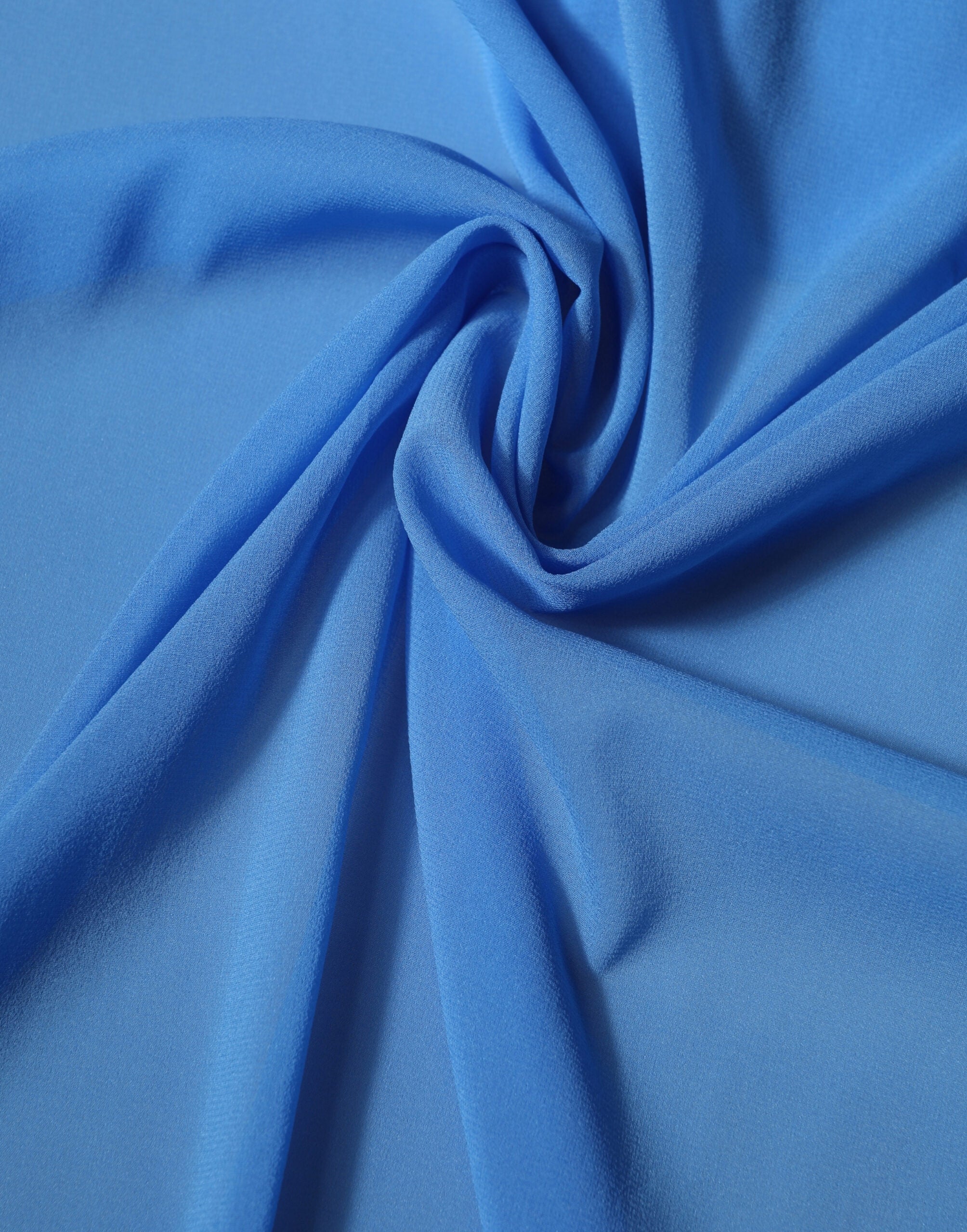 Dolce & Gabbana Blue Silk Neck Scarf Stole 200cm x 64cm Scarf-4