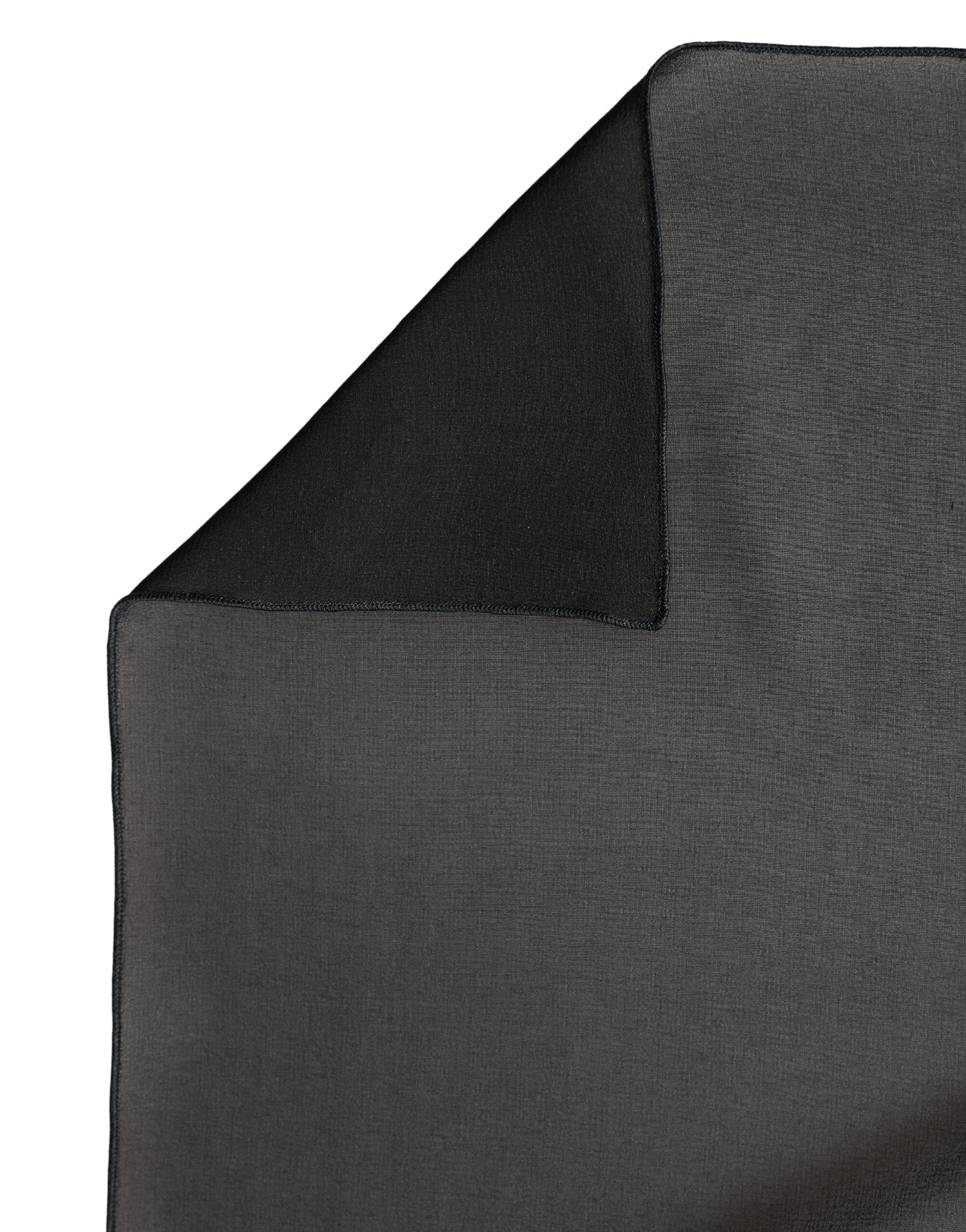 Dolce & Gabbana Schwarzer Seiden-Schal Stola 200cm x 64cm-3