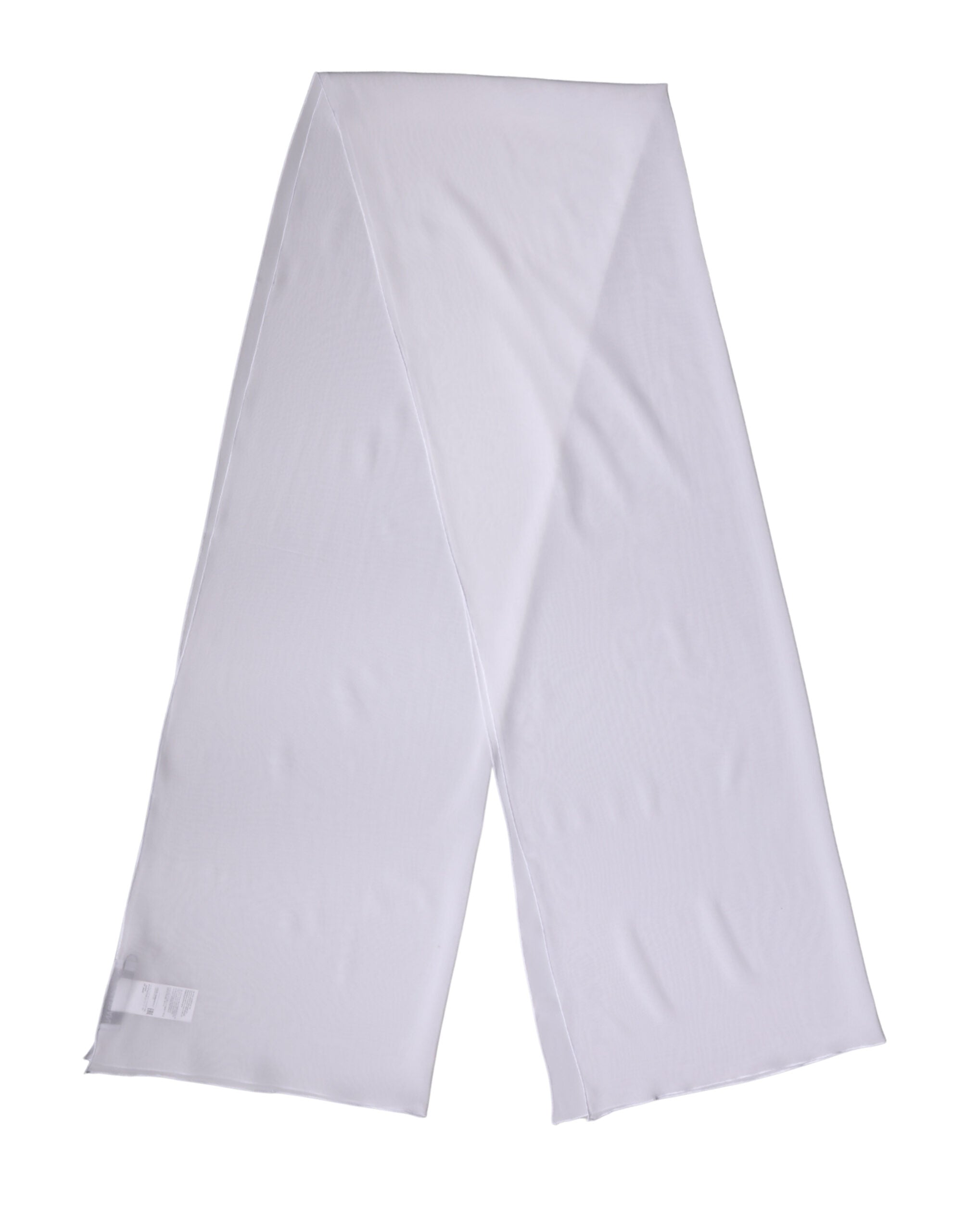 Dolce & Gabbana Weißer Seiden-Nackenschal Stola 200cm x 64cm Schal-1